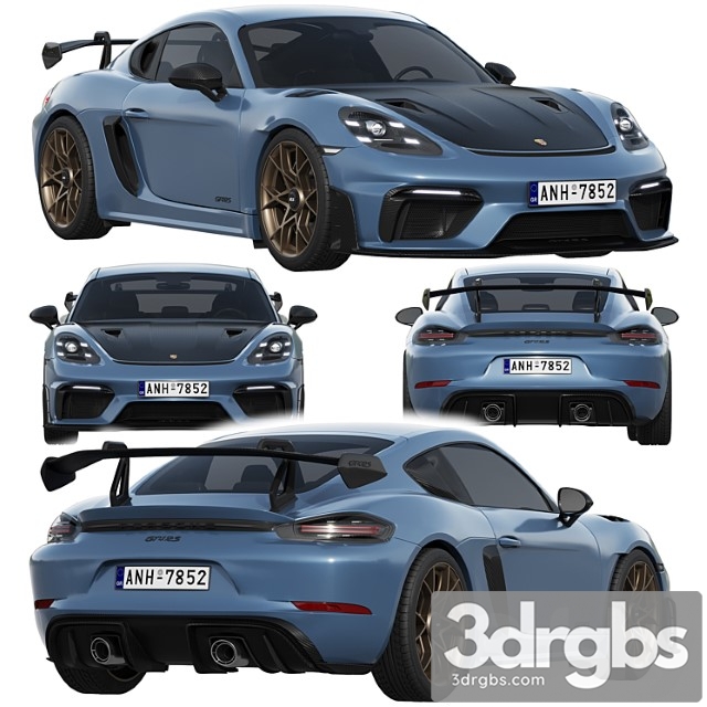 Porsche 718 cayman gt4 rs 2022 - thumbnail 1