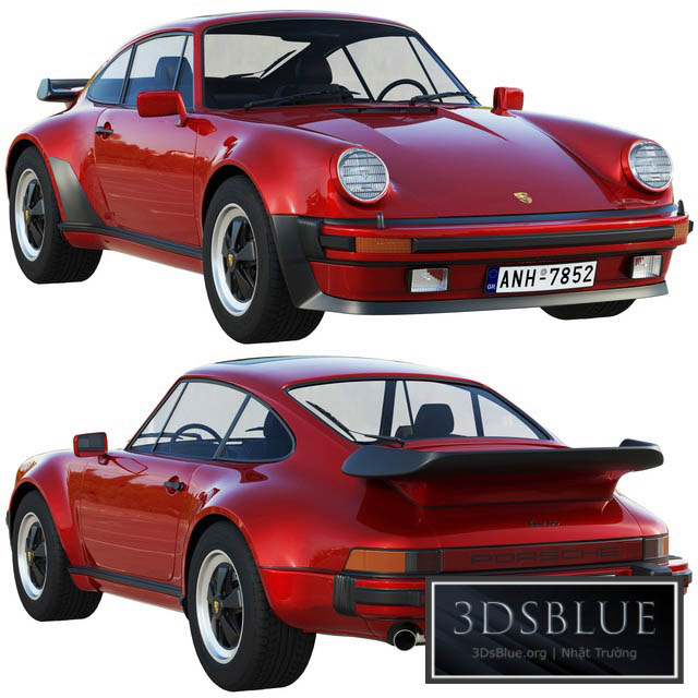 Porsche 911 930 Turbo 1975 – 1989 3DS Max - thumbnail 3