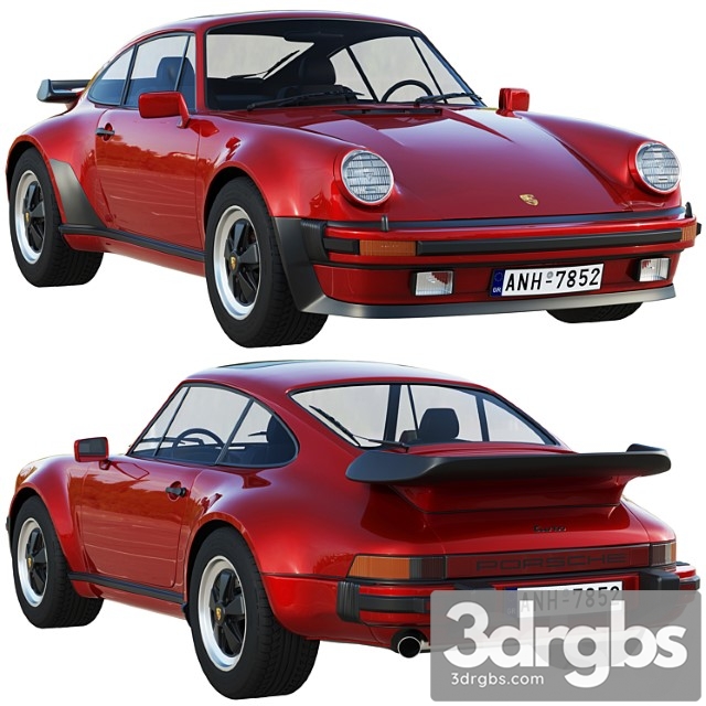 Porsche 911 930 turbo 1975 – 1989 3dsmax Download - thumbnail 1