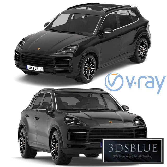 Porsche Cayenne S 2019 3DS Max - thumbnail 3