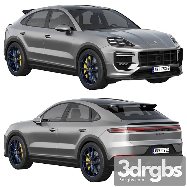 Porsche Cayenne Turbo GT 2024 3dsmax Download - thumbnail 1