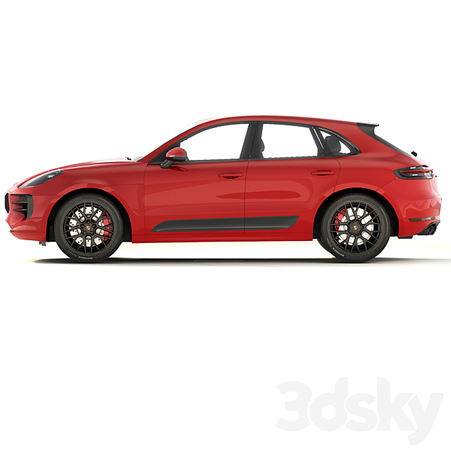 Porsche Macan GTS 2020 3dsMax Model - thumbnail 6