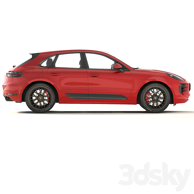 Porsche Macan GTS 2020 3dsMax Model - thumbnail 7