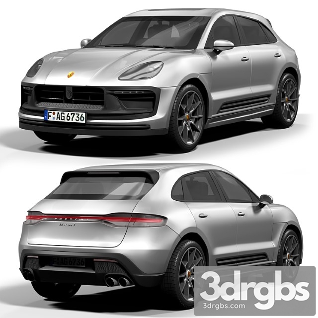 Porsche Macan T 3dsmax Download - thumbnail 1