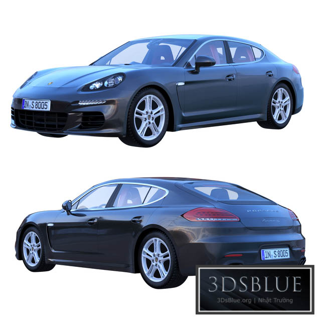 Porsche Panamera 4S 3DS Max - thumbnail 3