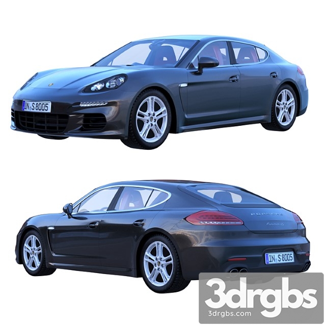 Porsche Panamera 4s 3dsmax Download - thumbnail 1