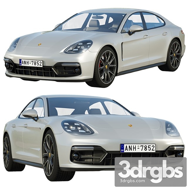 Porsche Panamera GTS 2019 3dsmax Download - thumbnail 1