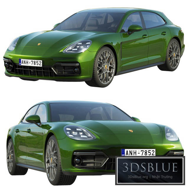 Porsche Panamera GTS Sport Turismo 2019 3DS Max - thumbnail 3