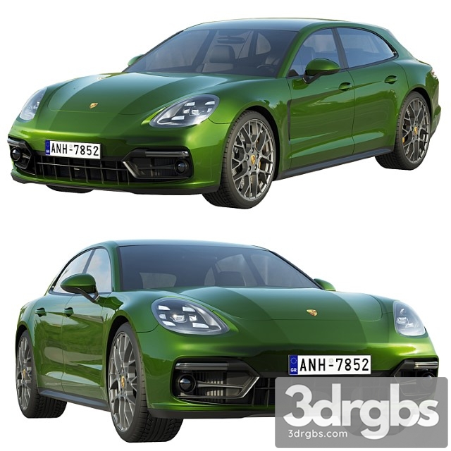 Porsche panamera gts sport turismo 2019 3dsmax Download - thumbnail 1