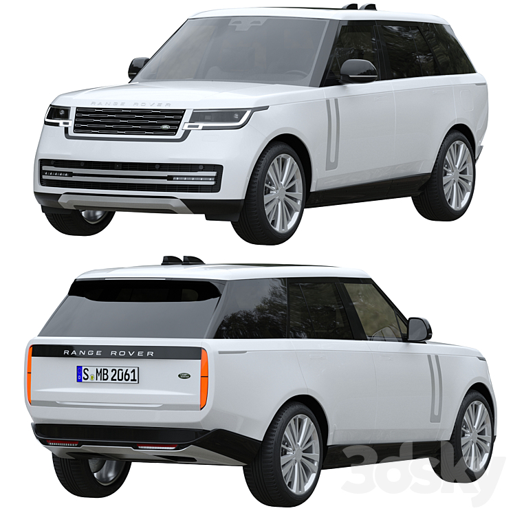 Range Rover 2022 3DS Max Model - thumbnail 1