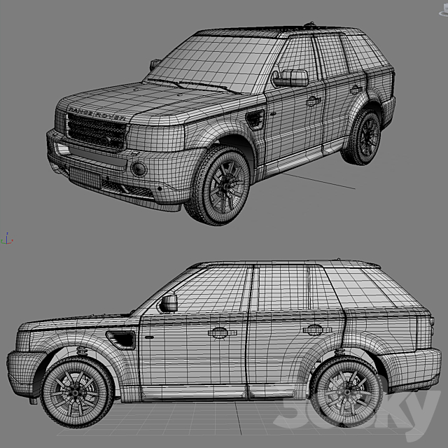 Range Rover 3DSMax File - thumbnail 2