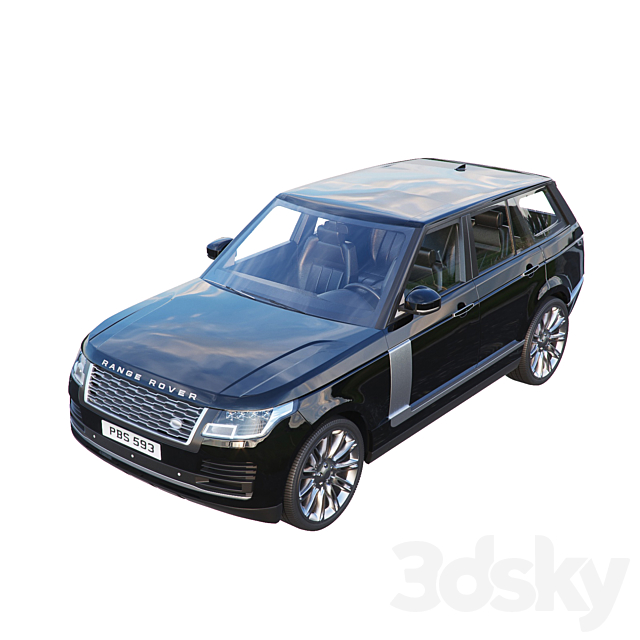 Range Rover Autobiography L405 3DSMax File - thumbnail 1