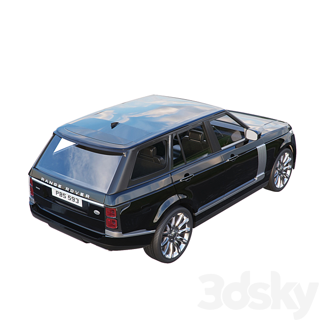 Range Rover Autobiography L405 3DSMax File - thumbnail 2