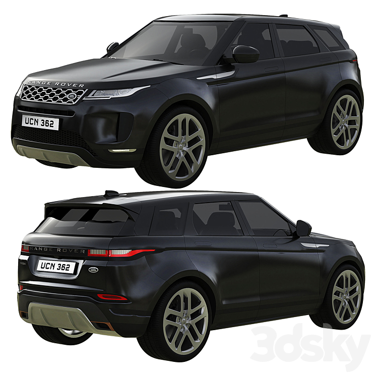 Range Rover Land Rover Evoque 3DS Max - thumbnail 2