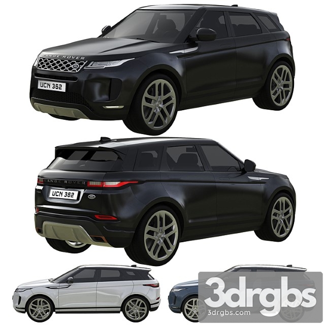 Range rover land rover evoque 3dsmax Download - thumbnail 1