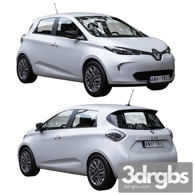 Renault Zoe 2013 3dsmax Download - thumbnail 1