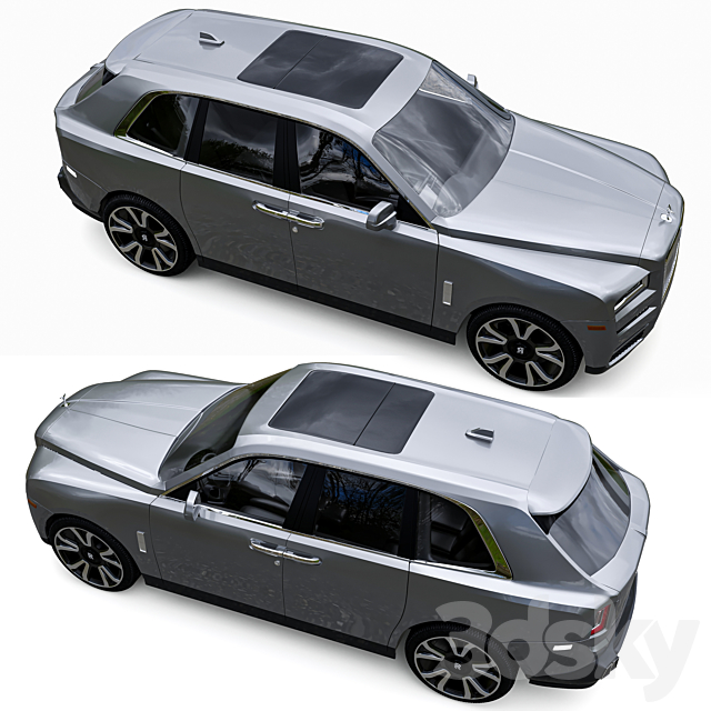 Rolls royce cullinan 3DS Max Model - thumbnail 3