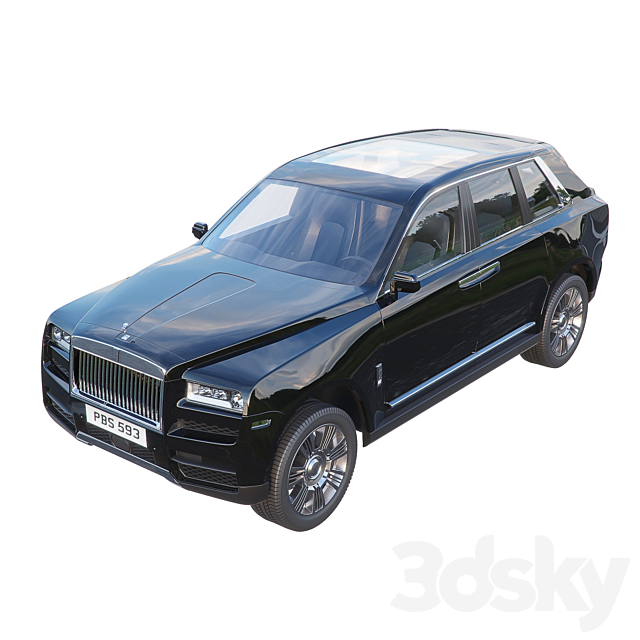 Rolls-Royce Cullinan 3DSMax File - thumbnail 1