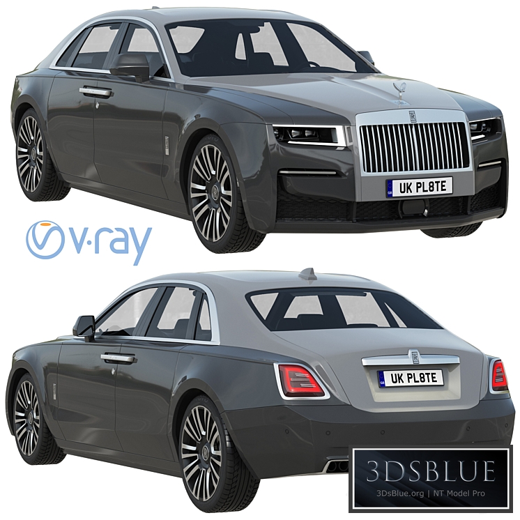 Rolls-Royce Ghost 3DS Max - thumbnail 3