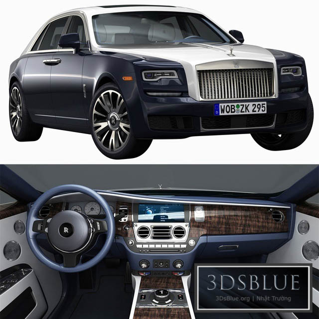 Rolls-Royce Ghost EWB 3DS Max - thumbnail 3