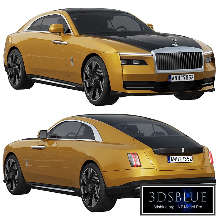 Rolls-Royce Specter 3DS Max - thumbnail 3