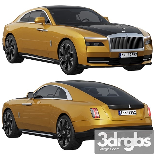 Rolls Royce Spectre 3dsmax Download - thumbnail 1