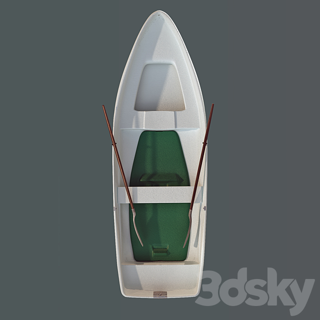 Rowing boat “PELLA FJORD” 3DS Max Model - thumbnail 4