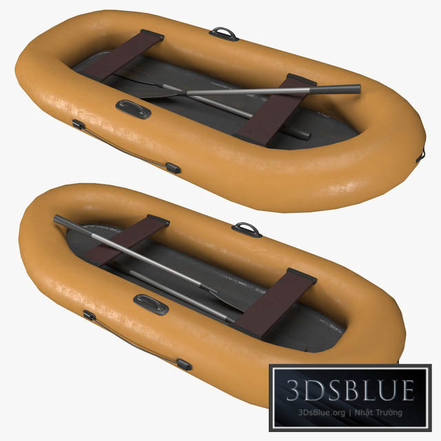 Rubber boat 3DS Max - thumbnail 3