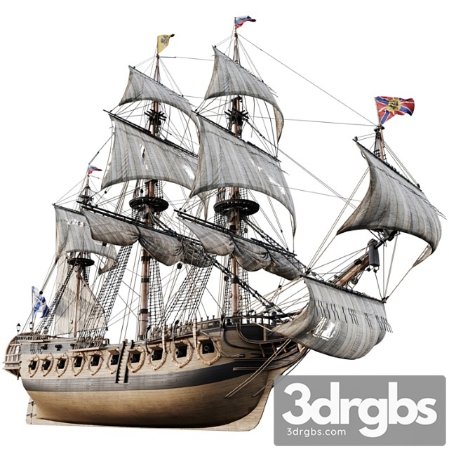 Sailing frigate oliphant 1705 - thumbnail 1