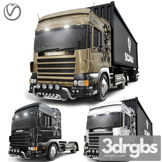 Scania 01 2 3dsmax Download - thumbnail 1