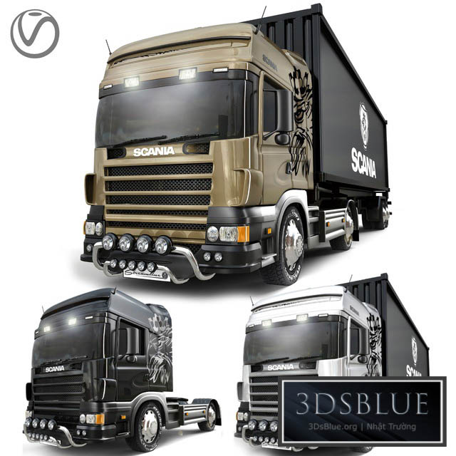 Scania 01 3DS Max - thumbnail 3