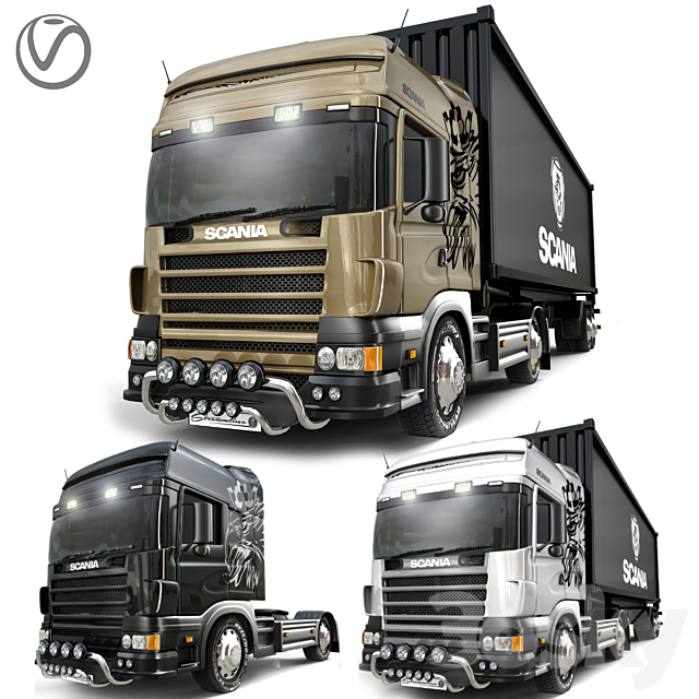 Scania 01 3DSMax File - thumbnail 1