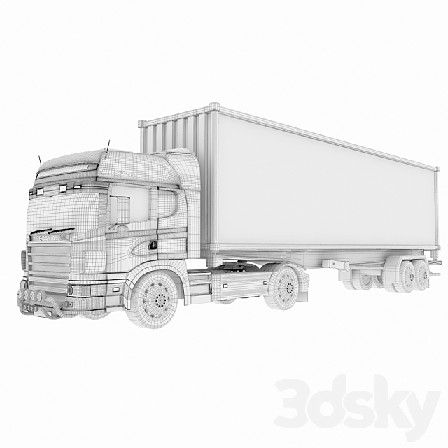 Scania 01 3DSMax File - thumbnail 3