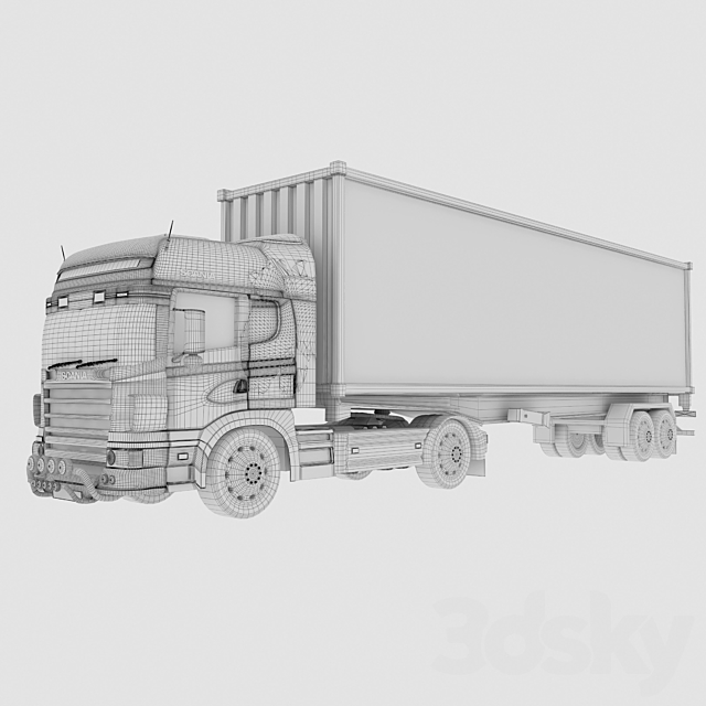 Scania 01 3DSMax File - thumbnail 4