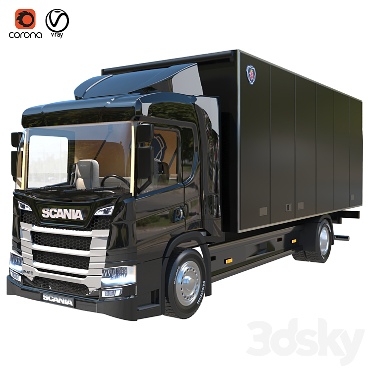 scania_p140_series 3DS Max - thumbnail 1