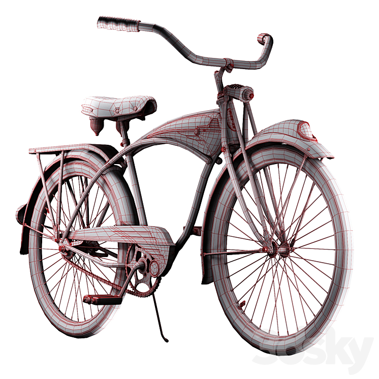 Schwinn Phantom Bike 3DS Max - thumbnail 2