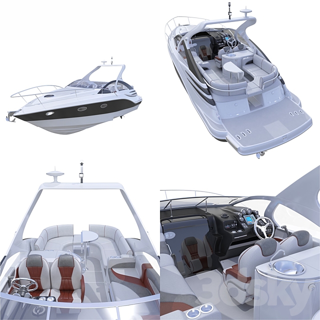 Sea boat 29 ft 3DSMax File - thumbnail 2