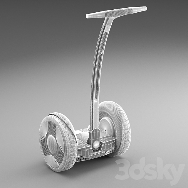 Segway Ninebot PTR Elite + 3DS Max Model - thumbnail 4