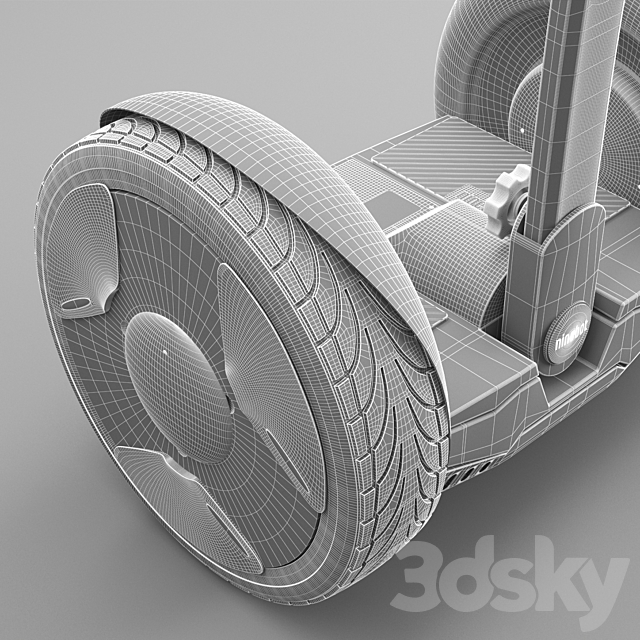 Segway Ninebot PTR Elite + 3DS Max Model - thumbnail 5