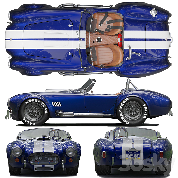 Shelby Cobra 427 3DS Max - thumbnail 2