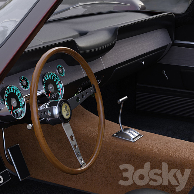 Shelby Daytona Cobra 3DS Max Model - thumbnail 2