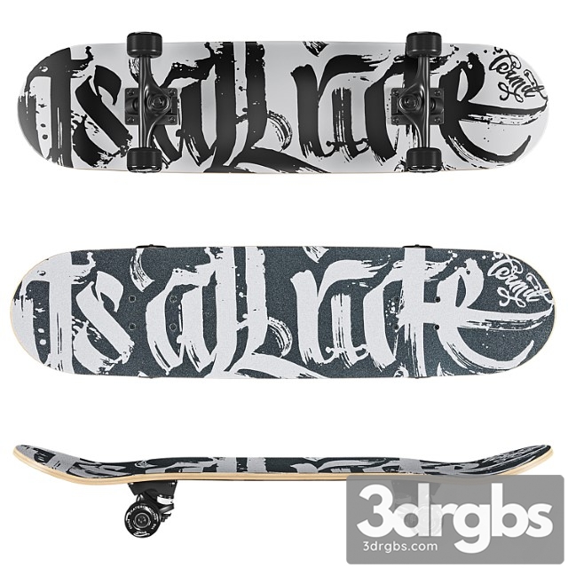 Skateboard termit 518 3dsmax Download - thumbnail 1