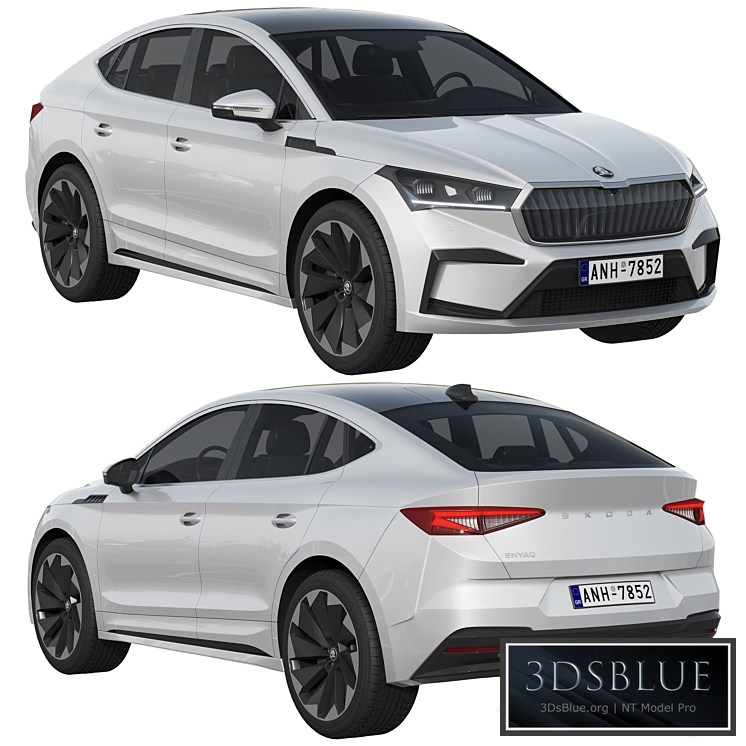 Skoda Enyaq Coupe iV 3DS Max - thumbnail 3