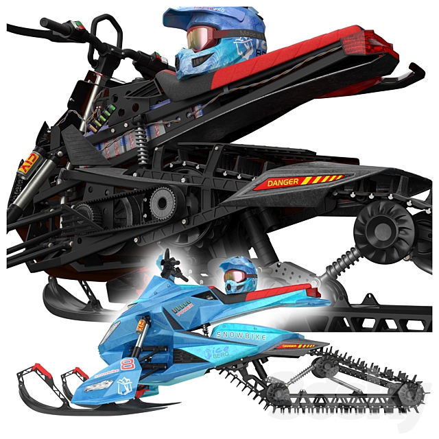 Snowmobile 3DSMax File - thumbnail 3