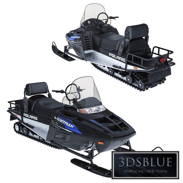 Snowmobile Polaris WIDETRAK LX 3DS Max - thumbnail 3