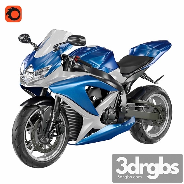 Suzuki GSX 750 3dsmax Download - thumbnail 1