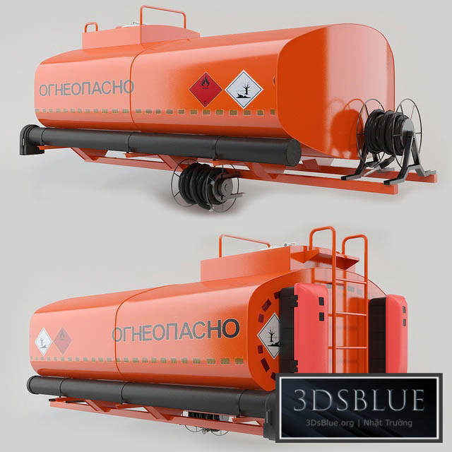 Tank truck 3DS Max - thumbnail 3