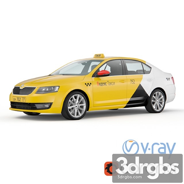 Taxi 3dsmax Download - thumbnail 1