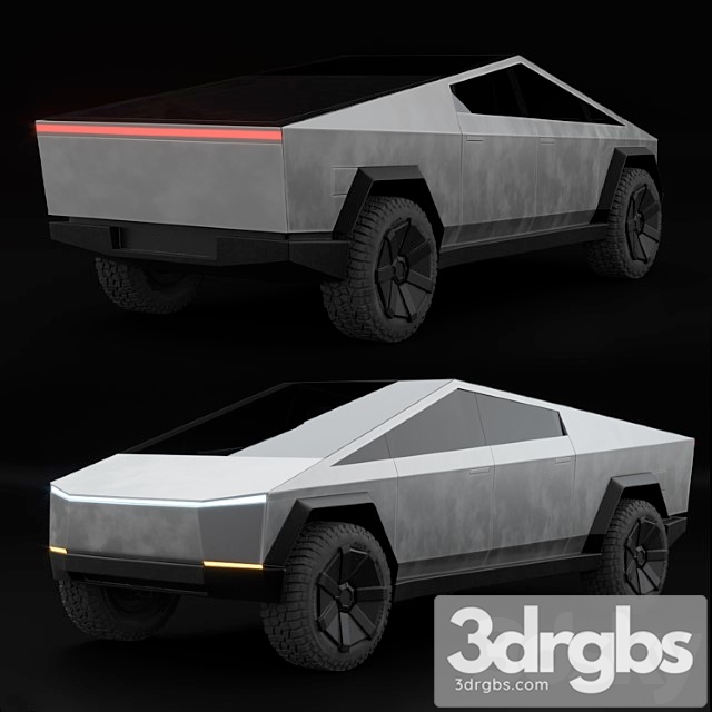 Tesla Cybertruck 6 3dsmax Download - thumbnail 1