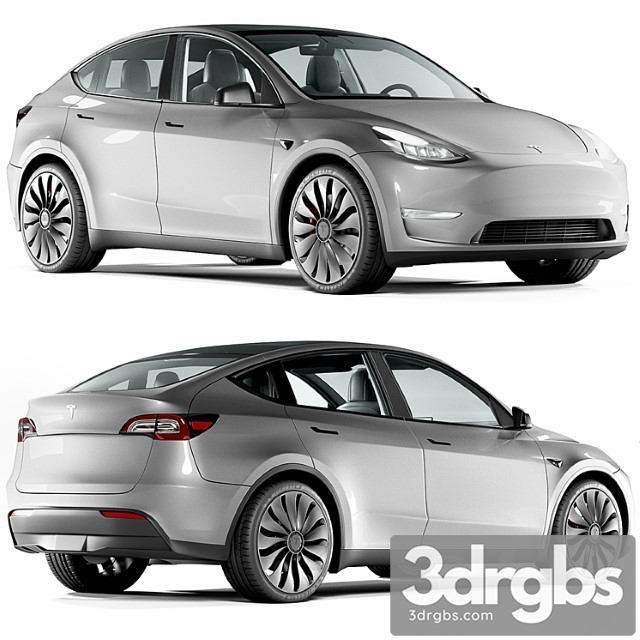 Tesla Model Y 3dsmax Download - thumbnail 1